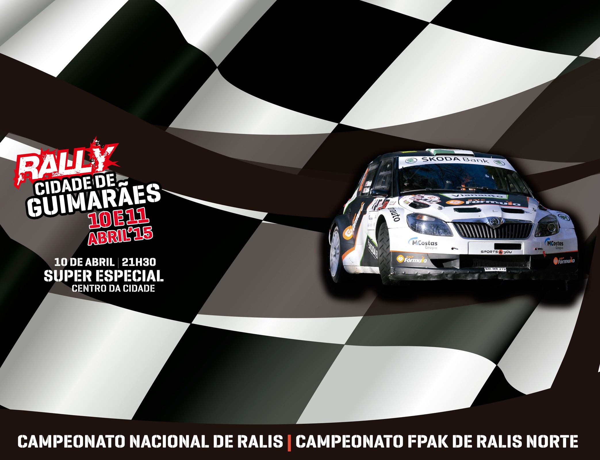 Super Especial Noturna no centro da cidade abre 3º Rally de Guimarães com 12 classificativas