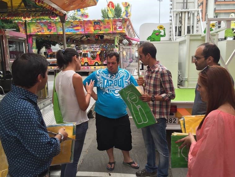 Ecopontos nas Festas Gualterianas e campanha de sensibilização junto dos comerciantes