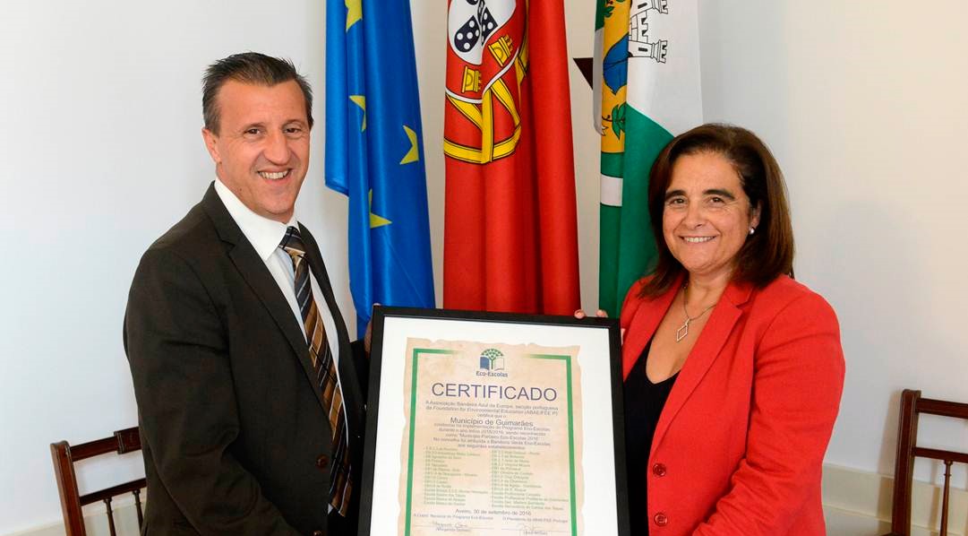 Guimarães no “Top 5” nacional das escolas galardoadas com Bandeira Verde