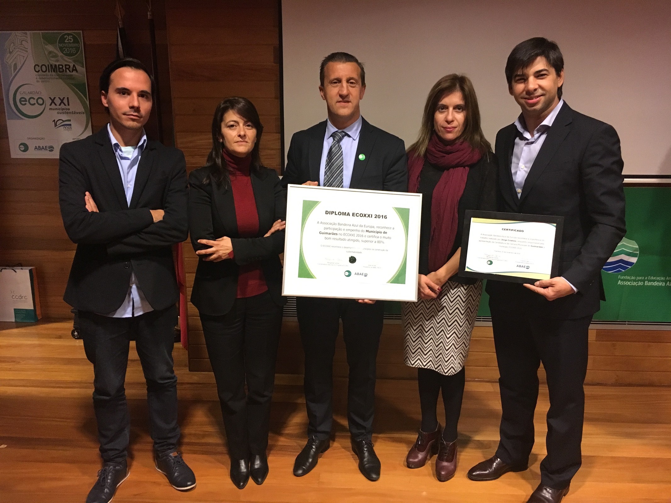 Guimarães distinguido como um dos municípios mais sustentáveis em 2016