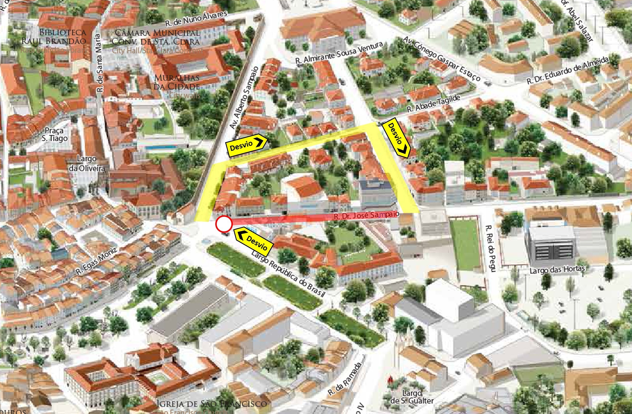 Rua Dr. José Sampaio encerrada ao trânsito na noite desta quinta-feira, 06 de abril