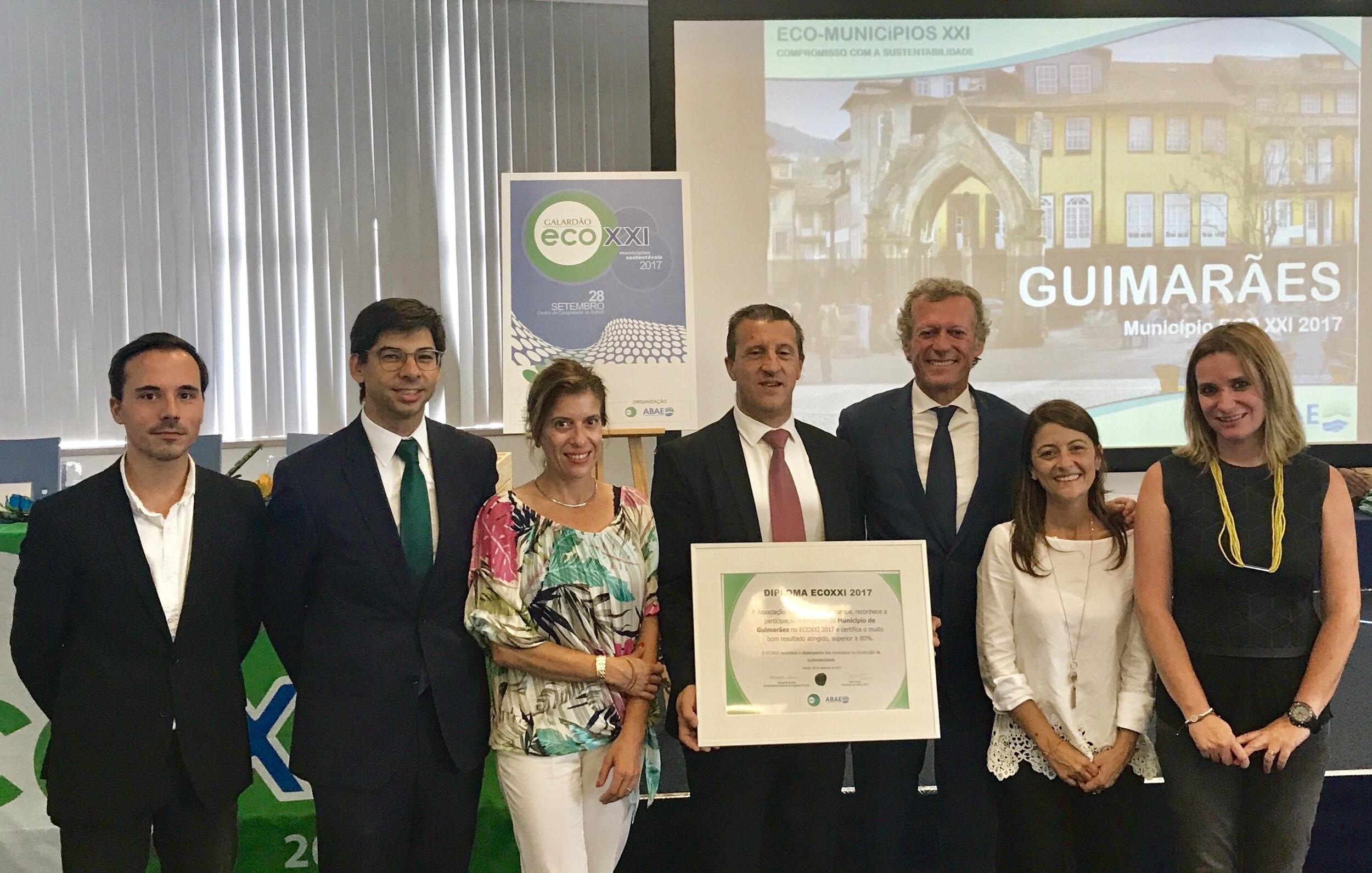 Guimarães é o Município mais sustentável de Portugal