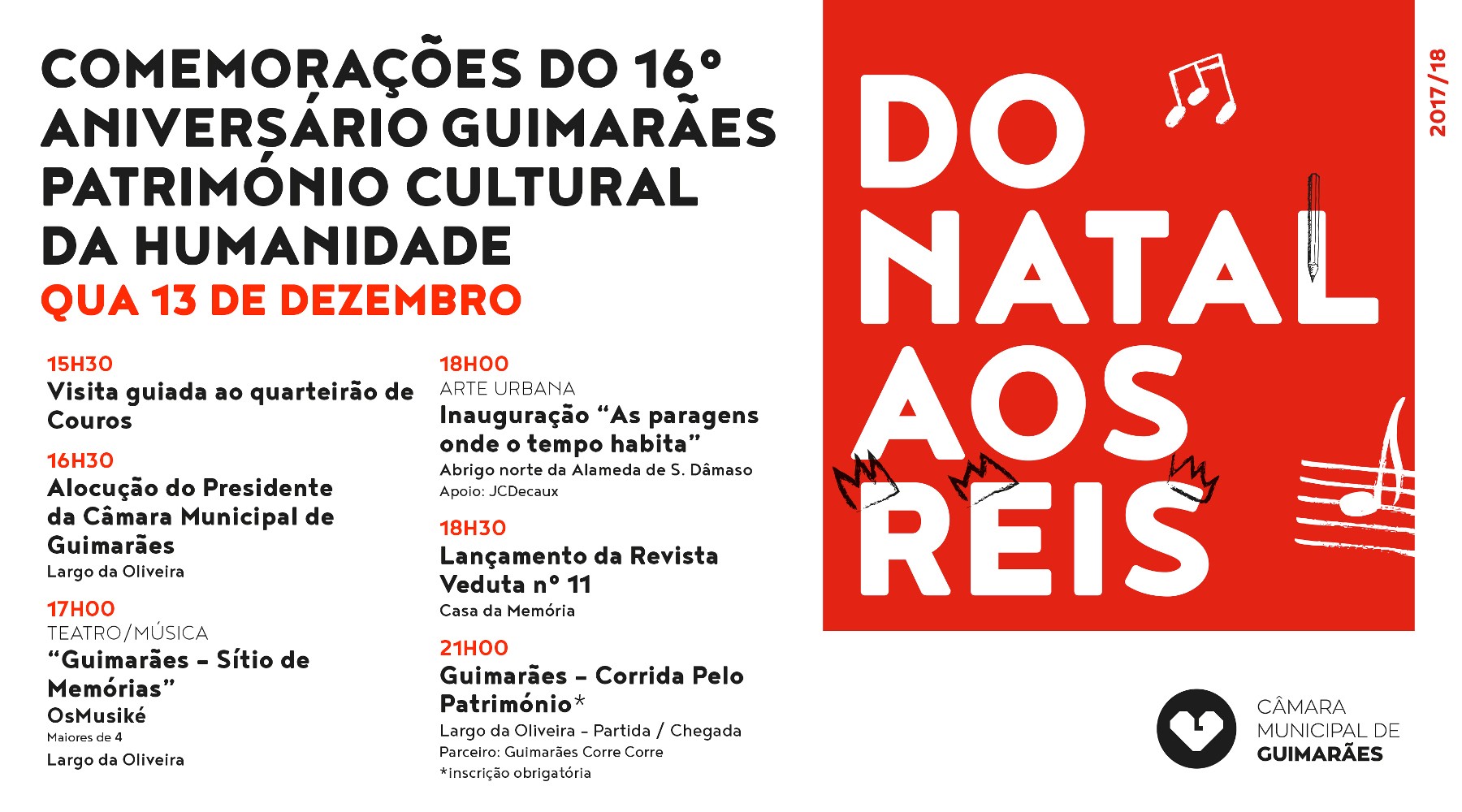 Centro Histórico de Guimarães celebra 16 anos como Património Cultural da Humanidade