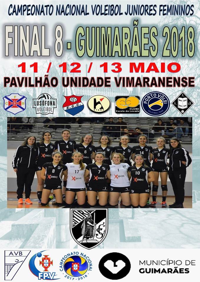 Guimarães acolhe Final 8 do Campeonato Nacional de Voleibol em juniores femininos