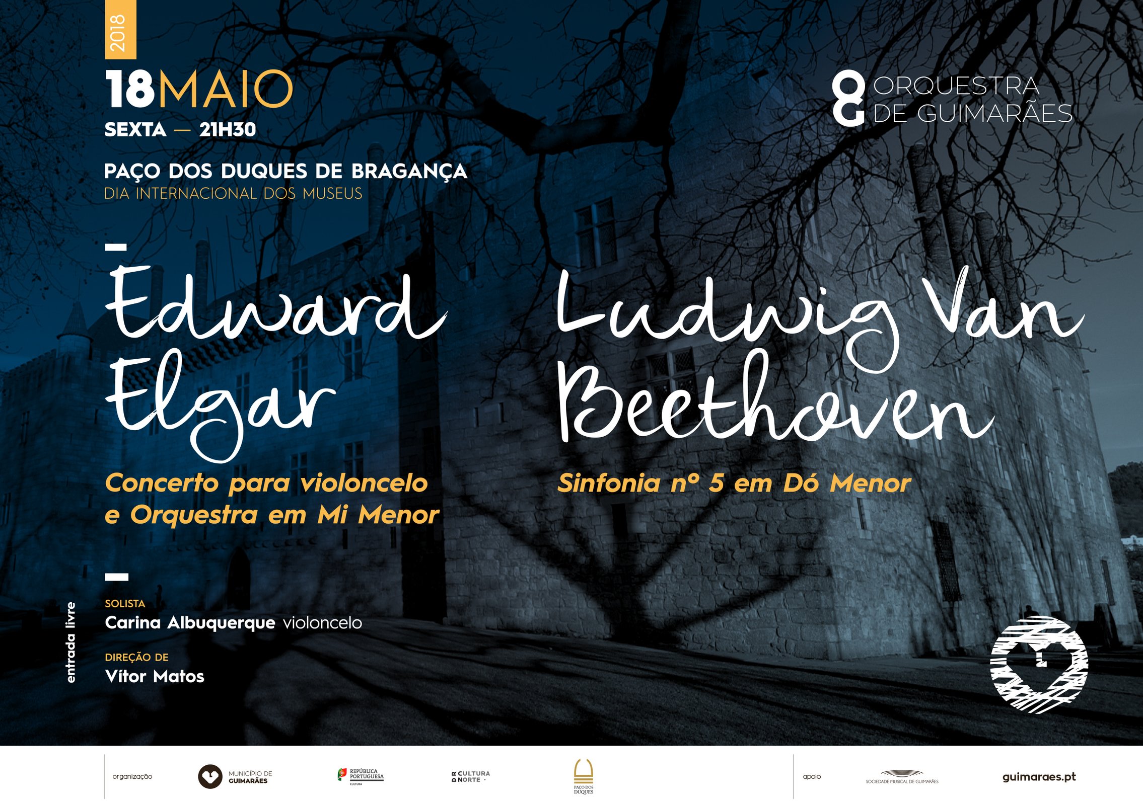 Orquestra de Guimarães em concerto no Paço dos Duques no Dia Internacional dos Museus