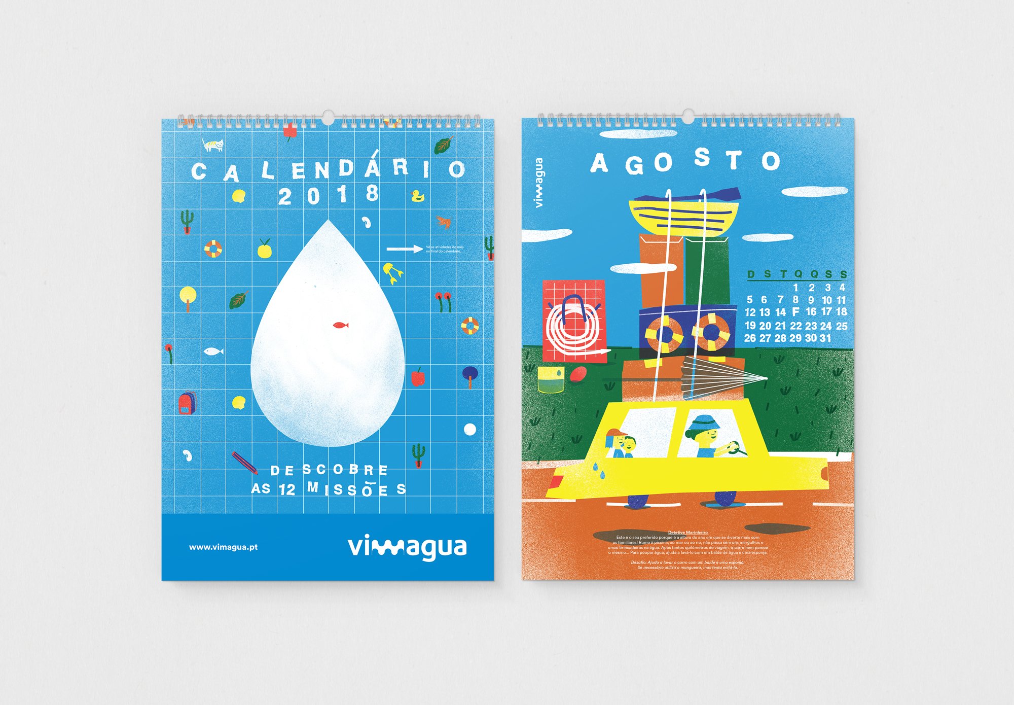 Calendário 2018 Vimágua conquista prémio em Nova Iorque