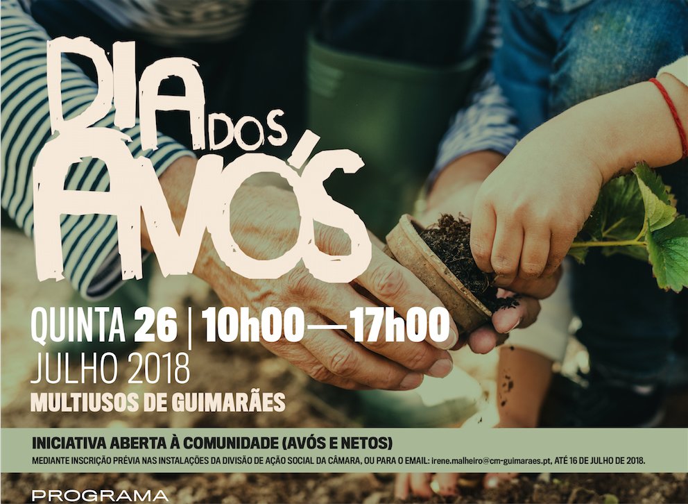 Câmara de Guimarães comemora “Dia dos Avós” no dia 26 de julho