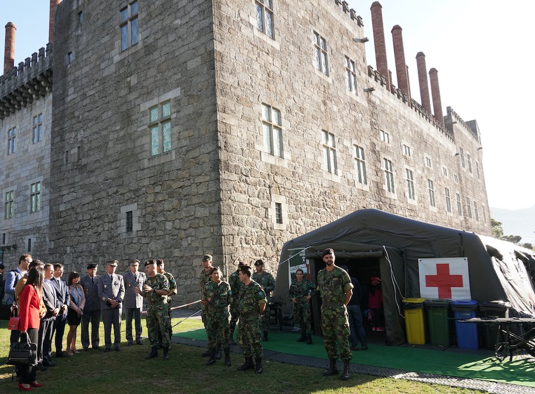 Guimarães com consultas gratuitas no Hospital de Campanha do Exército no Paço dos Duques