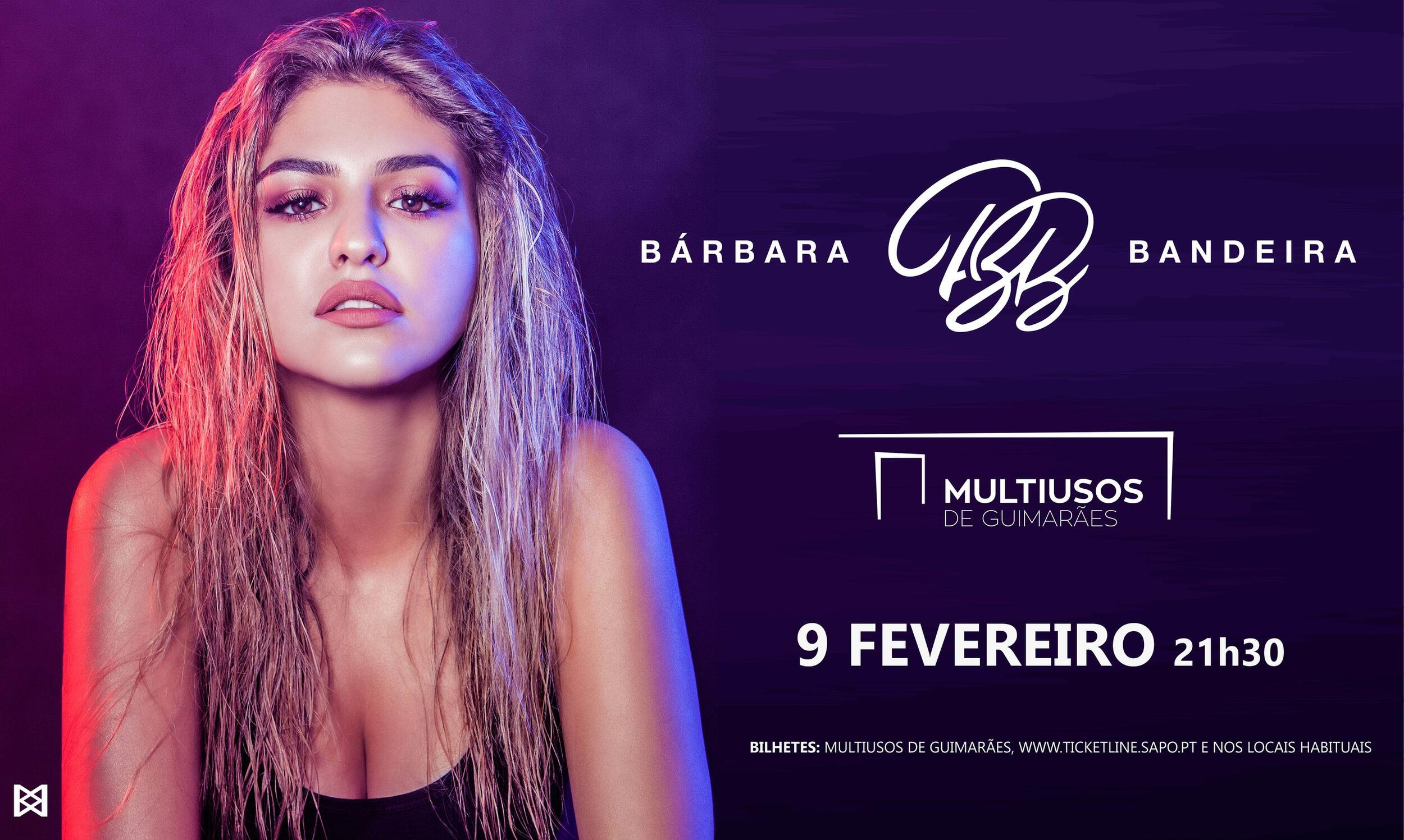 Bárbara Bandeira no Multiusos de Guimarães a 9 de fevereiro