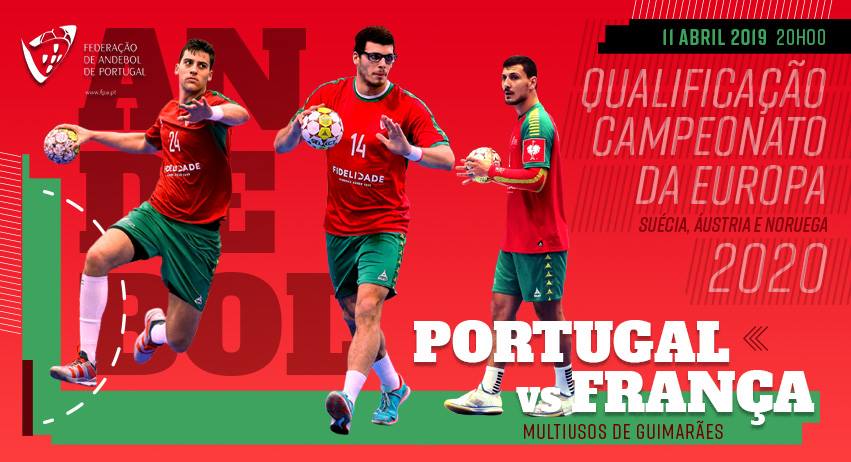 Guimarães recebe jogo de andebol entre as seleções de Portugal e França